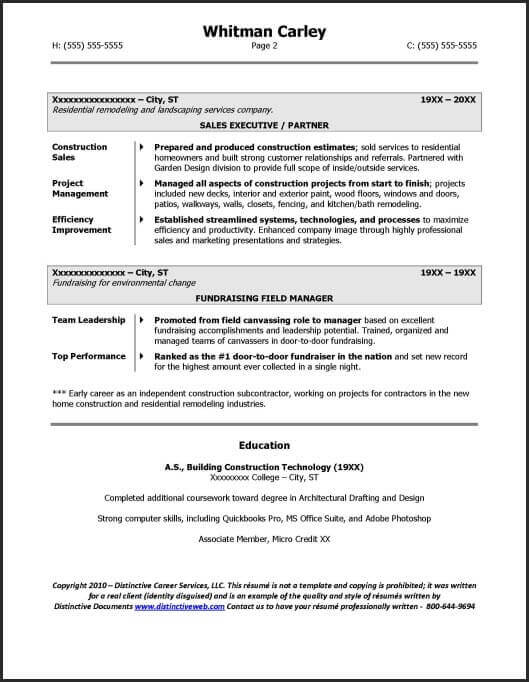 Resume Samples Distinctive Documents 36