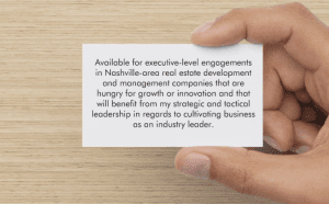 Business Card for Your Next Networking Event - back side