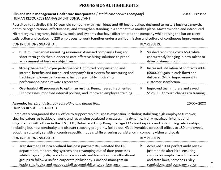how to improve resume examples