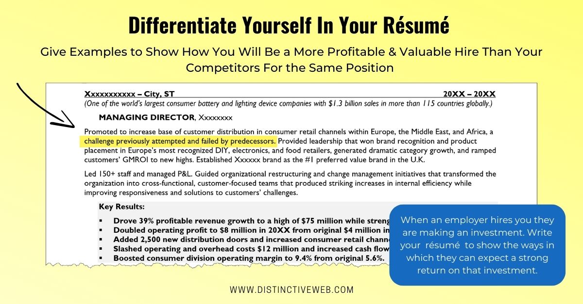 Tips to Differentiate Yourself In Your Resume