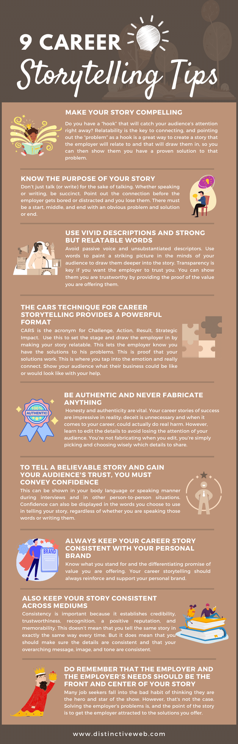 Job Search Storytelling InfoGraphic